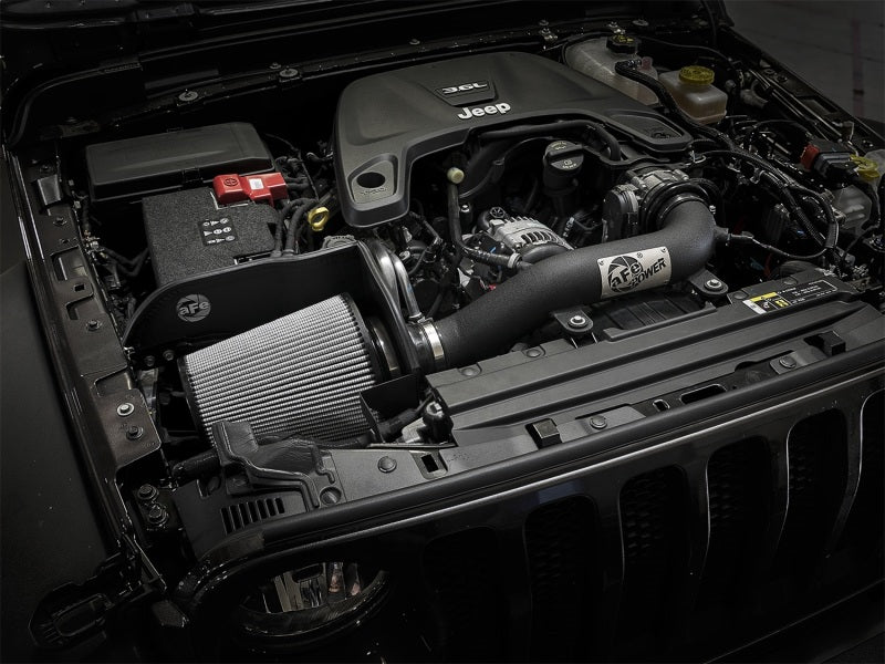 aFe Magnum FORCE Stage-2 XP Pro DRY S Cold Air Intake System 2018+ Jeep Wrangler (JL) V6 3.6L - Burkken Auto Parts