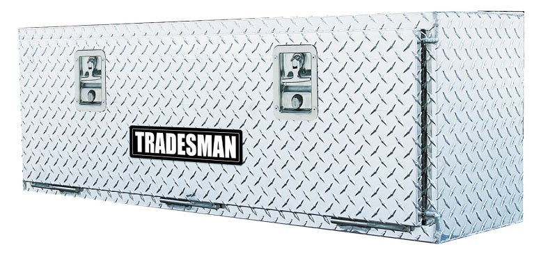 Tradesman Aluminum Top Mount Tool Box (48in.) - Brite - Burkken Auto Parts