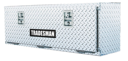 Tradesman Aluminum Top Mount Tool Box (48in.) - Brite - Burkken Auto Parts