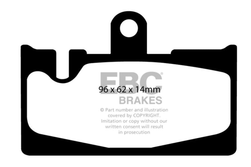 EBC 01-06 Lexus LS430 4.3 Greenstuff Rear Brake Pads - Burkken Auto Parts