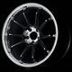 Advan RZ-DF2 19x8.5 / +35 Offset / 5x120 / 72.5mm Bore / Diamond Cut and Racing Titanium Black - Burkken Auto Parts