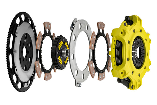 ACT Chevy Camaro/Corvette LS1/LS2/LS3/LS6/LS7 Mod-Twin 10.5 XT Sprung Disc Race Clutch Kit - Burkken Auto Parts
