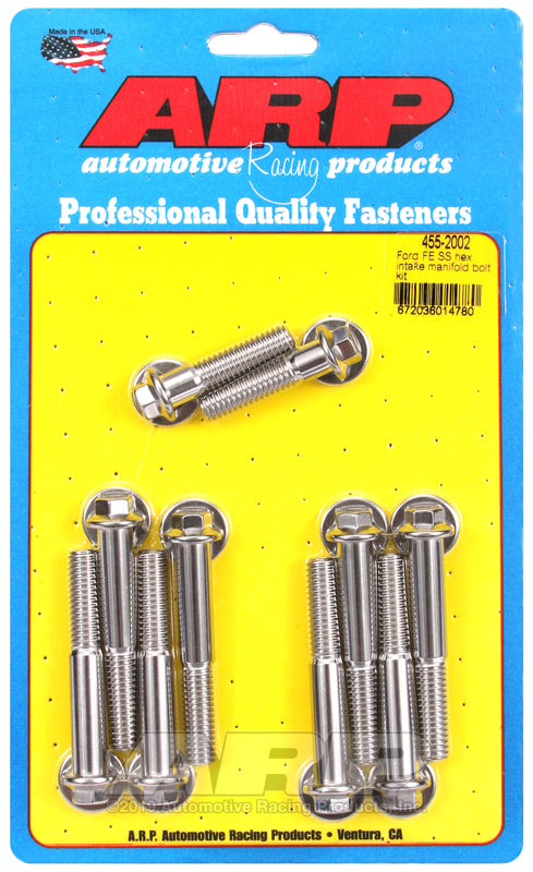 ARP Ford FE SS Hex Intake Manifold Bolt Kit - Burkken Auto Parts