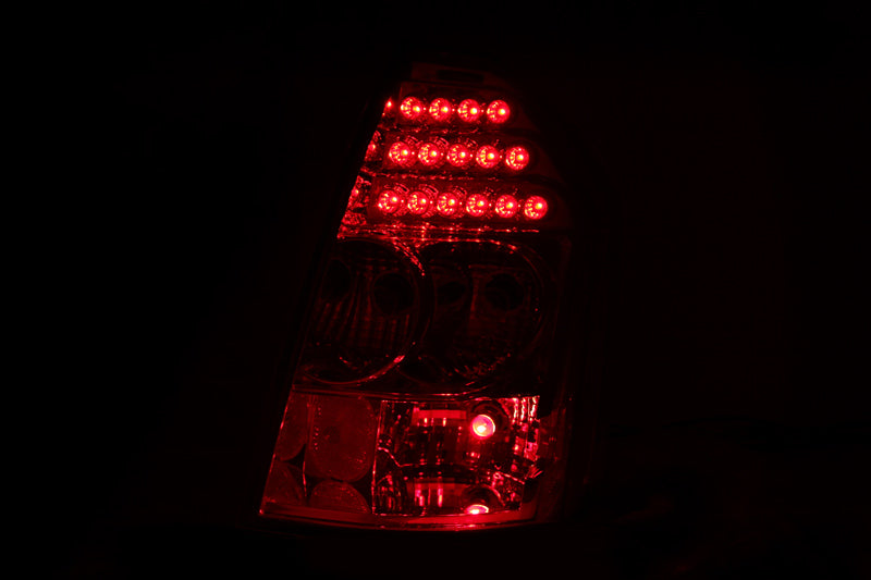ANZO 2005-2007 Chrysler 300C LED Taillights Black - Burkken Auto Parts