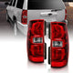 ANZO 2007-2014 Chevy Tahoe Taillight Red/Clear Lens (OE Replacement) - Burkken Auto Parts