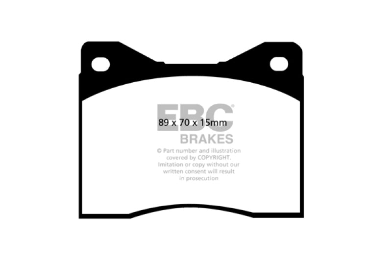 EBC 96-00 Ac Ace 5.0 Greenstuff Front Brake Pads - Burkken Auto Parts