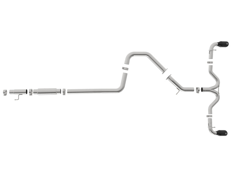 aFe Takeda 3-2.5in 304 SS Cat-Back Exh System w/Black Tips 2018 Hyundai Elantra GT Sport I4-1.6L (t) - Burkken Auto Parts