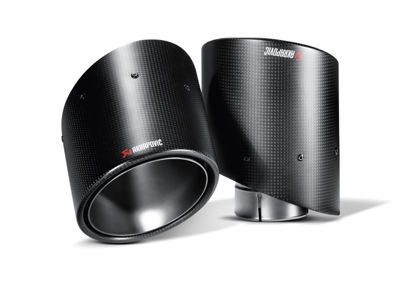Akrapovic 08-14 Mitsubishi Lancer Evolution Tail Pipe Set (Carbon) - Burkken Auto Parts