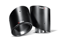 Akrapovic 08-14 Mitsubishi Lancer Evolution Tail Pipe Set (Carbon) - Burkken Auto Parts
