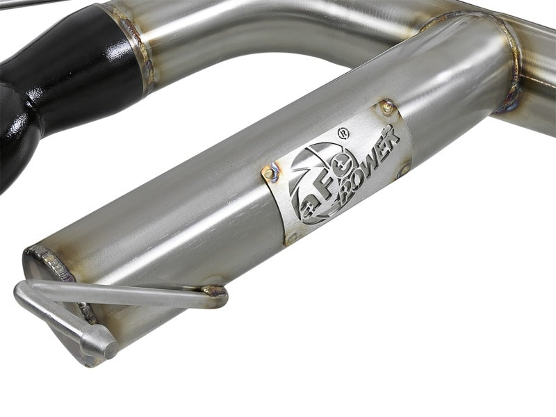 aFe MACHForce XP 08-13 BMW 135i L6-2.0L N54/N55 3in. 304 SS Axle-Back Exhaust w/Black Tips - Burkken Auto Parts