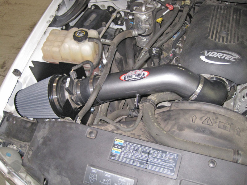 AEM 99-06 Chevy/GMC 5.3/6.0L Silver Brute Force Intake - Burkken Auto Parts