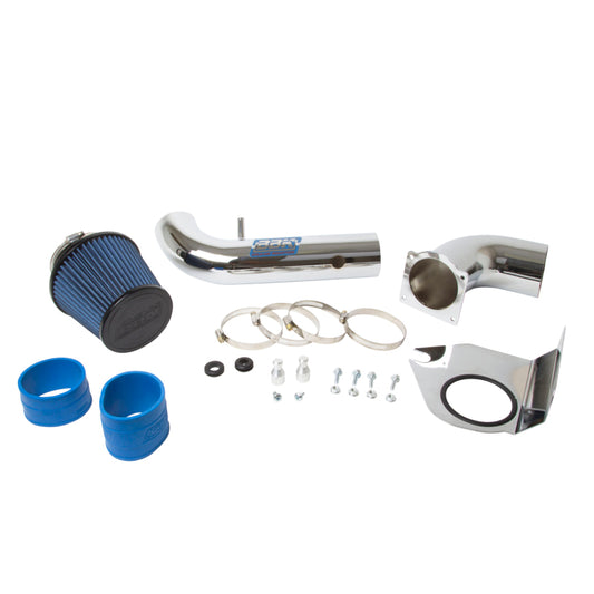 BBK 94-98 Mustang 3.8 V6 Cold Air Intake Kit - Chrome Finish - Burkken Auto Parts