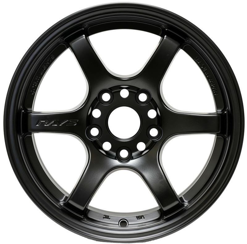 Gram Lights 57DR 15x8.0 +35 4x100 Semi Gloss Black Wheel - Burkken Auto Parts