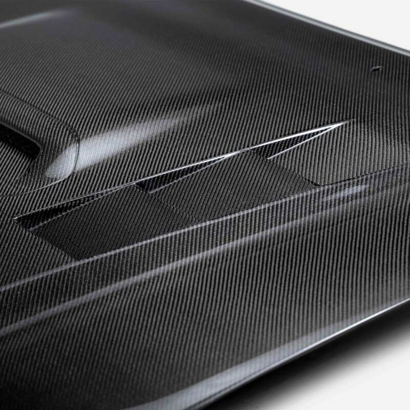 Seibon 12-15 Toyota Tacoma TS-Style Carbon Fiber Hood - Burkken Auto Parts