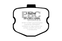 EBC 10-13 Chevrolet Corvette (C6) 6.2 Grand Sport Redstuff Front Brake Pads - Burkken Auto Parts