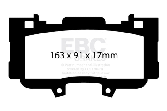 EBC Brakes Greenstuff 2000 Series Sport Pads - Burkken Auto Parts