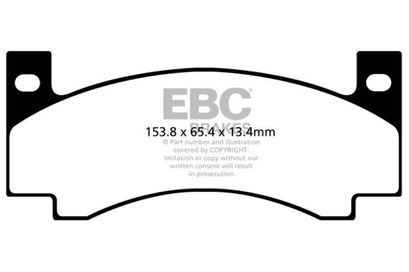 EBC 71-72 Amc Ambassador 4.2 Greenstuff Front Brake Pads - Burkken Auto Parts