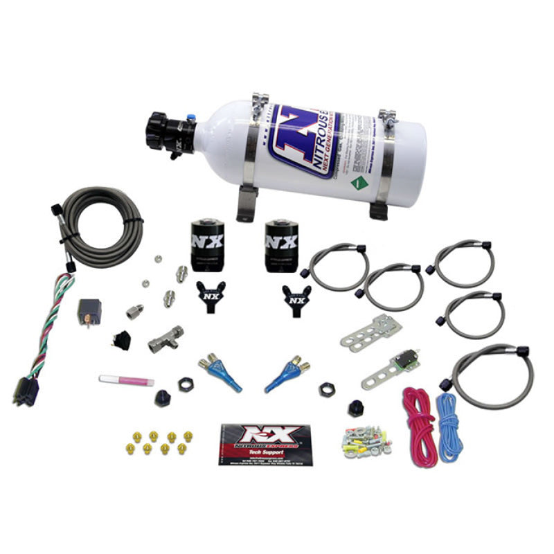 Nitrous Express GM TBI All Nitrous Kit (50-125HP) w/5lb Bottle - Burkken Auto Parts