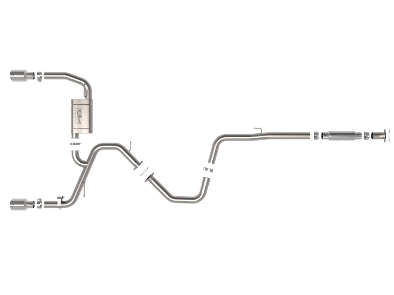 aFe Takeda 22-23 Hyundai Elantra N L4-2.0L (t) 3in 304 SS Cat-Back Exhaust w/ Polished Tips - Burkken Auto Parts