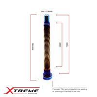 BLOX Racing Titanium Extended Wheel Studs M12X1.5mm 8Pcs Honda Fitment - Burnt - Burkken Auto Parts