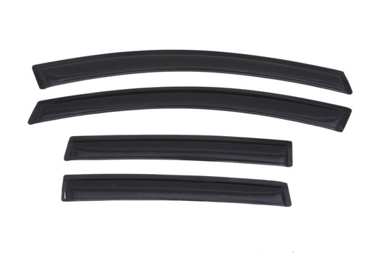 AVS 13-18 Ford C-Max Ventvisor Outside Mount Window Deflectors 4pc - Smoke - Burkken Auto Parts