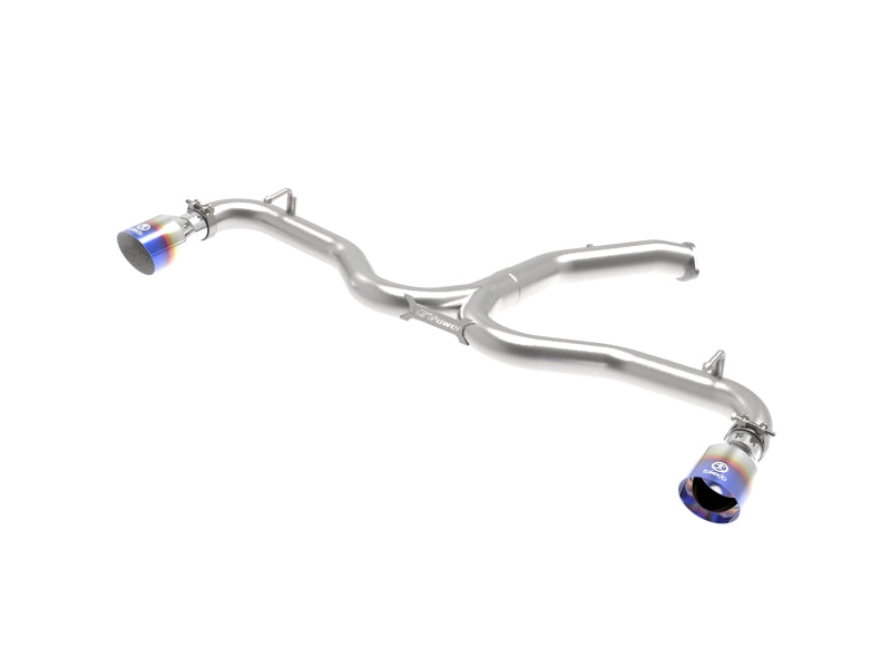 aFe Takeda 3-2.5in 304SS Axle-Back Exh Sys w/Blue Flame Tip 2018 Hyundai Elantra GT Sport I4-1.6L(t) - Burkken Auto Parts
