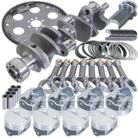 Eagle Chevy 350 1Pc 3.750in Crank 5.700in I-Beam Rods 4.030in Pistons 153 Tooth FP Balanced Assembly - Burkken Auto Parts