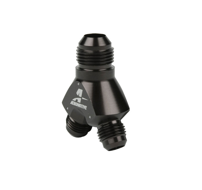 Aeromotive Y-Block - AN-08 - 2x AN-06 - Burkken Auto Parts