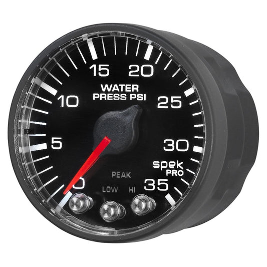 Autometer Spek-Pro 52.4mm 0-35 PSI Digital Stepper Motor Water Pressue Gauge - Burkken Auto Parts
