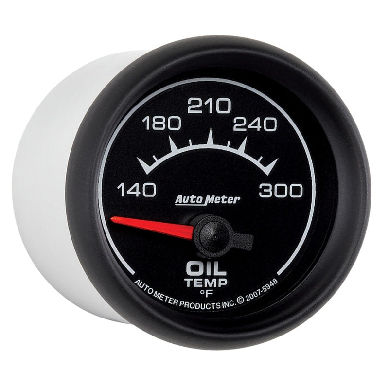 AutoMeter Gauge Oil Temp 2-1/16in. 140-300 Deg. F Electric Es - Burkken Auto Parts