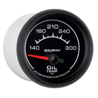 AutoMeter Gauge Oil Temp 2-1/16in. 140-300 Deg. F Electric Es - Burkken Auto Parts