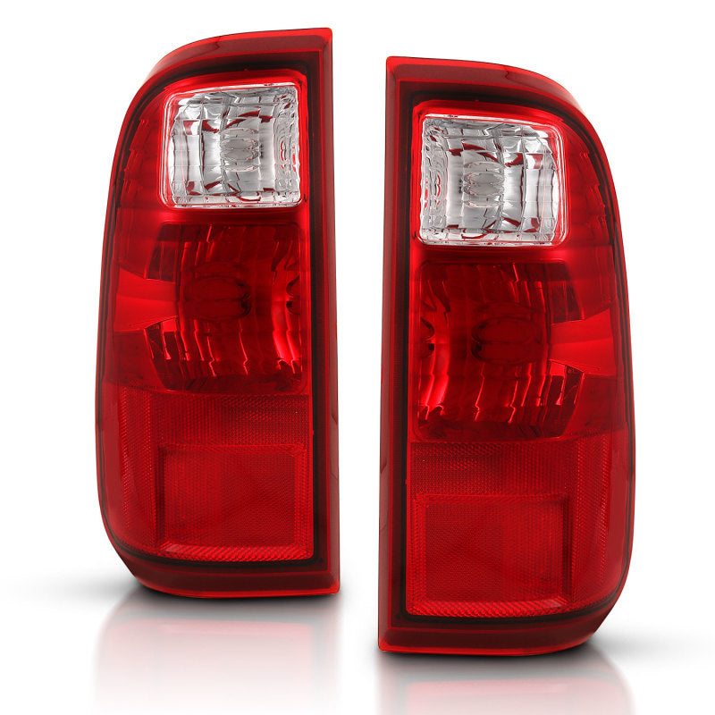 ANZO 2008-2016 Ford F-250 Taillight Red/Clear Lens (OE Replacement) - Burkken Auto Parts