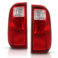 ANZO 2008-2016 Ford F-250 Taillight Red/Clear Lens (OE Replacement) - Burkken Auto Parts
