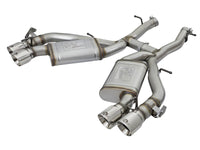 aFe MACHForce XP 3in 304 SS Axle-Back Dual Exhaust (NPP) w/ Polished Tips 16-17 Camaro SS V8-6.2L - Burkken Auto Parts
