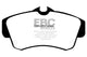 EBC 00-11 Chrysler PT Cruiser 2.4 Redstuff Front Brake Pads - Burkken Auto Parts
