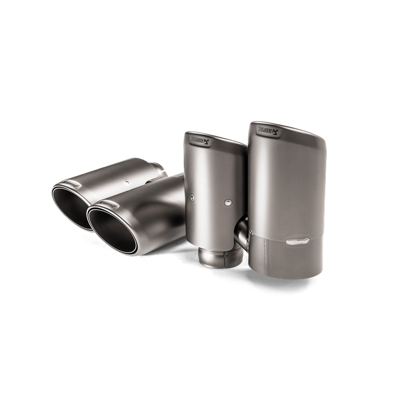 Akrapovic 2018+ Porsche Cayenne V6 (536) Tail Pipe Set (Titanium) - Burkken Auto Parts