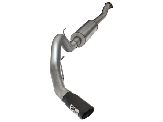 aFe MACHForce XP SS Exhaust 4in Cat-Back w/ Black Tip 2015 Ford F-150 EcoBoost V6 2.7/3.5Ltt - Burkken Auto Parts