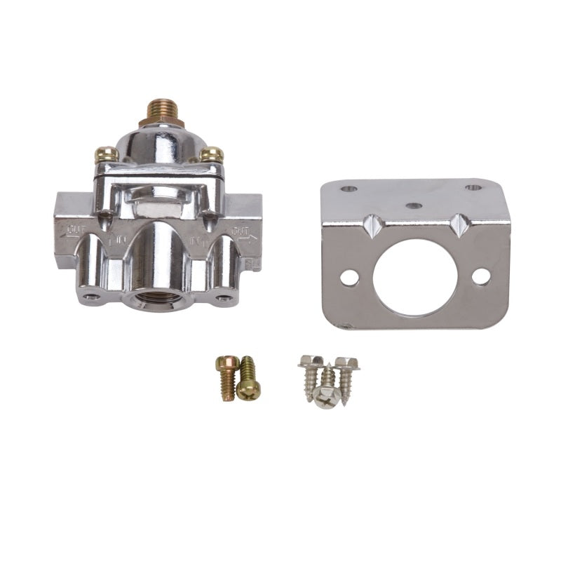 Edelbrock Fuel Regulator 1-4 PSI Chrome - Burkken Auto Parts