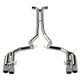 Kooks 18-24 Ford Mustang GT 5.0 3in. Valved Shotgun Cat-Back Exhaust - Carbon Tips - Burkken Auto Parts