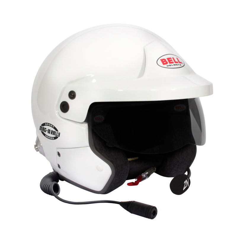 Bell Mag-10 Rally Sport (HANS) XSM FIA8859 - Size 55-56 (White) - Burkken Auto Parts