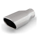 Banks Power Tailpipe Tip Kit - SS Obround Angle Cut - Chrome - 2.5in Tube 3.13in X 3.75in X 11in - Burkken Auto Parts