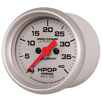 Autometer Ultra-Lite 2 1/16in Electrical 0-4000 PSI High Press Oil Pressure Gauge 94-07 Ford 7.3L - Burkken Auto Parts