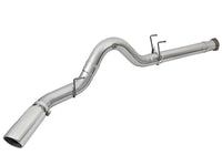 aFe ATLAS 5in DPF-Back Alum Steel Exhaust System w/Polished Tip 2017 Ford Diesel Trucks V8-6.7L (td) - Burkken Auto Parts