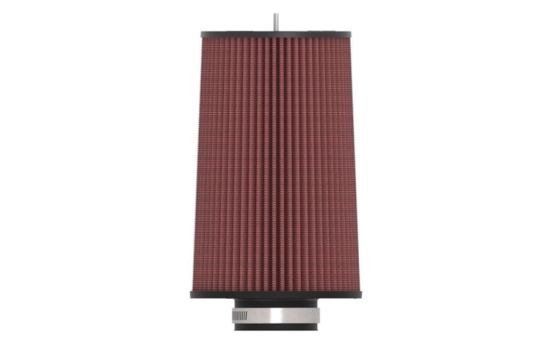 K&N Universal Round Clamp-On Air Filter 3-1/2in FLG  8in B, 7in T W/STUD, 12-1/2in H - Burkken Auto Parts