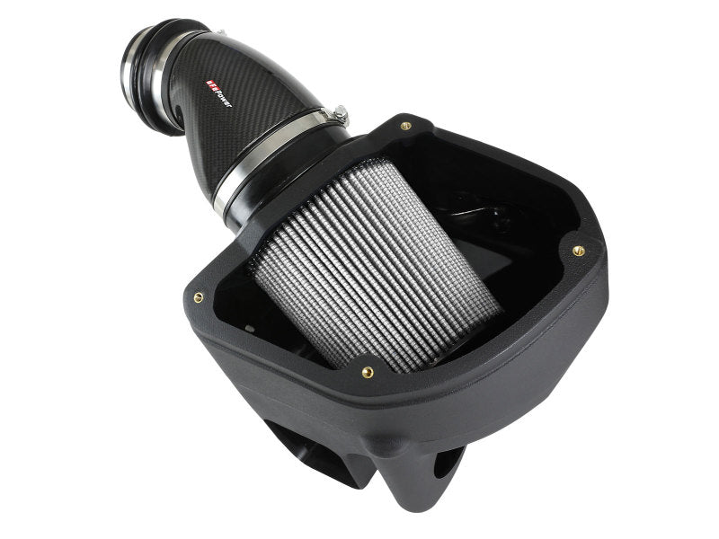 aFe Black Series Stage-2 Carbon Fiber Cold Air Intake System w/ Pro DRY S Media - 18-19 BMW M5 (F90) - Burkken Auto Parts