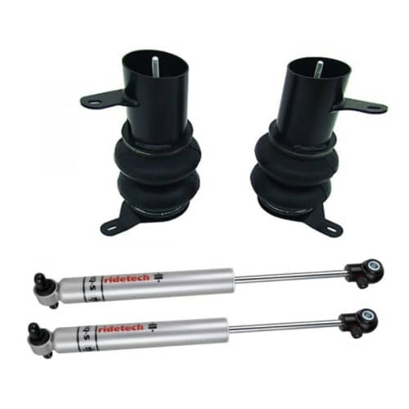Ridetech 58-64 Impala Rear CoolRide Air Spring & RQ-S Shock Kit (For Use With Stock Arms)