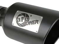 aFe Power MACH Force-Xp 409 Stainless Steel Clamp-on Exhaust Tip Black - Burkken Auto Parts