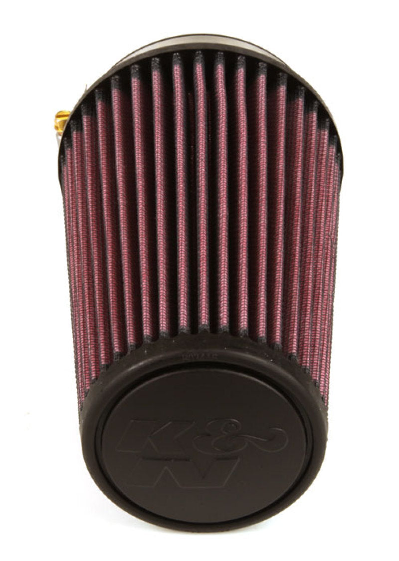 K&N Filter Universal Rubber Filter 3 1/2 inch Flange 4 5/8 inch Base 3 1/2 inch Top 7 inch Height - Burkken Auto Parts