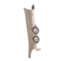 Autometer 03-09 Dodge Ram Taupe Dual Pillar Pod (w/ White Phantom Boost/Pyrometer Gauges) - Burkken Auto Parts
