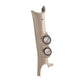 Autometer 03-09 Dodge Ram Taupe Dual Pillar Pod (w/ White Phantom Boost/Pyrometer Gauges) - Burkken Auto Parts